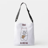Boba is voor mij crossbody tas (Achterkant)
