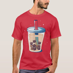 Boba Katten Anime Cats Boba Tea Bubble Japans K T-shirt