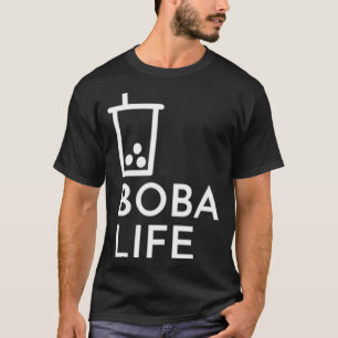 Boba Life Bubble Tea Design T-shirt