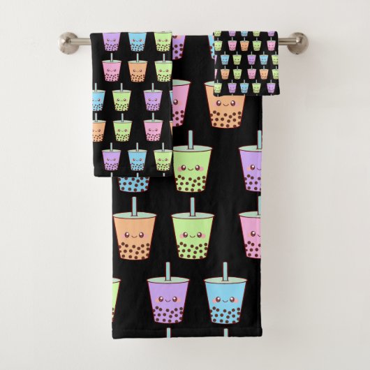 Boba Melk Thee Smaken Bad Handdoek (Insitu)