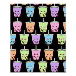 Boba Melk Thee Smaken Perfect Poster