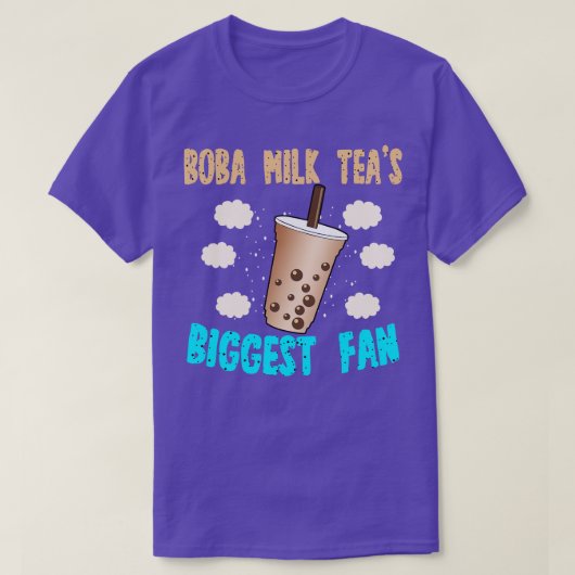 Boba Milk Teas Grootste Fan T-shirt (Design voorkant)