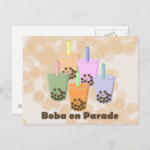 Boba op Parade Briefkaart (Voorkant / Achterkant)