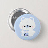 Boba Polar-Beer Ronde Button 5,7 Cm (Voorkant /achterkant)