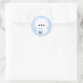 Boba Polar-Beer Ronde Sticker (Tas)
