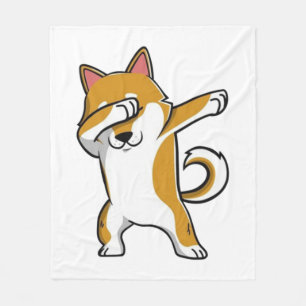 Boba Shiba Boba Shiba Fleece Deken