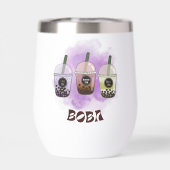 Boba Tea, bubbelmilk tea (Achterkant)