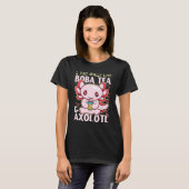 Boba Tea Bubble Tea Axolotl  Axolotl T-shirt (Voorkant volledig)
