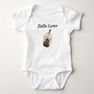 boba tea bubble tea baby bodysuit