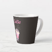 boba tea bubble tea latte mok (Rechterhoek)