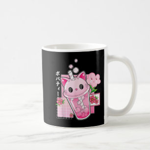 Boba Tea Cat Bubble Tea Kawaii Anime Japans meisje Koffiemok