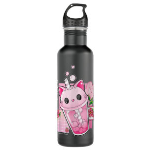 Boba Tea Cat Bubble Tea Kawaii Anime Japans meisje Waterfles