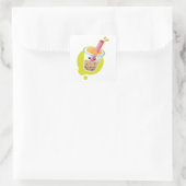 Boba Tea Vierkante Sticker (Tas)
