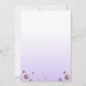 Boba thee babyshower uitnodiging baby meisje (Achterkant)