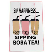Boba Thee Bubble Thee Boba Thee Medium Cadeauzakje (Achterkant)