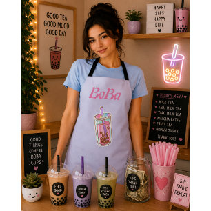 boba thee bubble thee schort