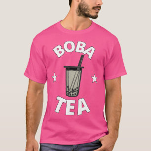 Boba thee zwarte thee t-shirt