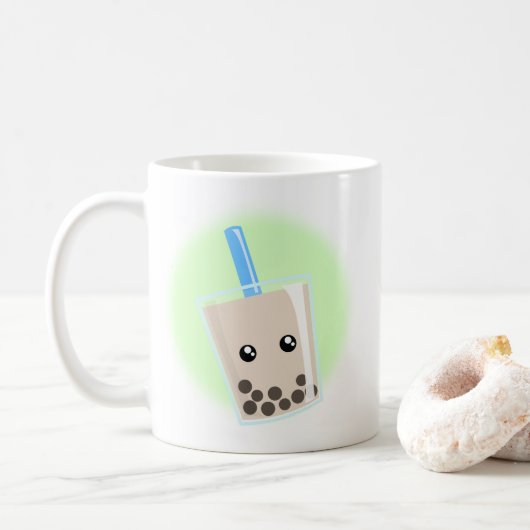 Boba Time ! Café Mug (Avec donut)
