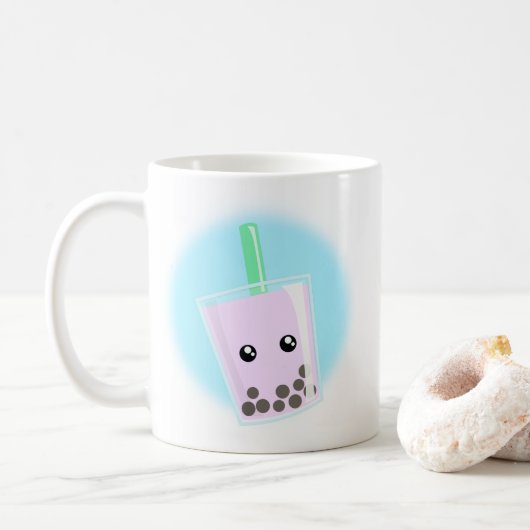 Boba Time ! Café Mug (Avec donut)
