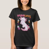 Bobalotl Axolotl Boba Tea Bubble Milk T-shirt (Voorkant)