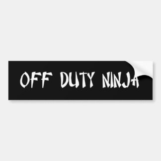 Bobba, N.I.T., O.D.N. Bumpersticker