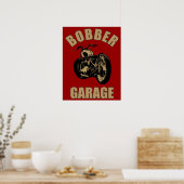 Bobber Garage Poster (Keuken)