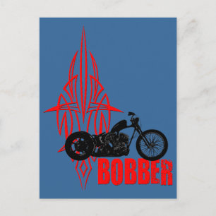Bobber Motorbike Briefkaart