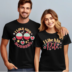 Bobbers Valentijnsdag Paar Matching Funny Match Trui
