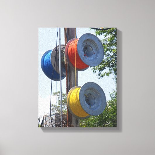 Bobbins Canvas Afdruk (Voorkant)