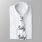 Bobby Artistic Name Design Stropdas (Gebonden)