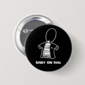 Bobby Gin Doll Ronde Button 5,7 Cm (Voorkant /achterkant)