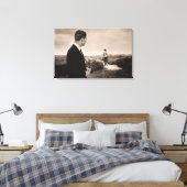 Bobby herinnert zich Jack Canvas Afdruk (Insitu (Slaapkamer))