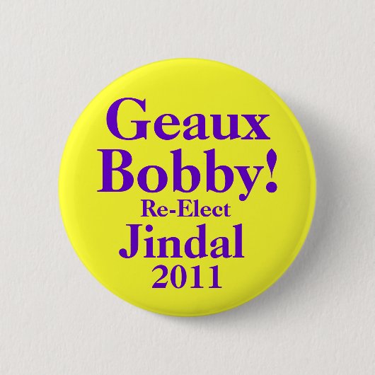 Bobby Jindal 2011 Ronde Button 5,7 Cm (Voorkant)