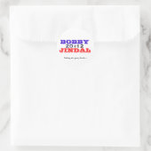 Bobby Jindal 2012 Ronde Sticker (Tas)