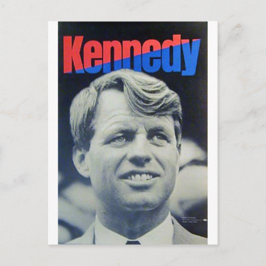 Bobby Kennedy '68 Briefkaart (Voorkant)