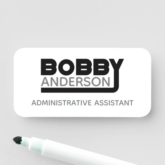 Bobby Name Tag (In situ)