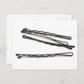 Bobby pins briefkaart (Voorkant / Achterkant)