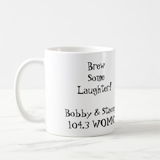 Bobby & Stacey Coffee Mok (Links)