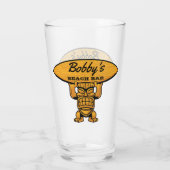 Bobby's Beach Bar Glass Glas (Achterkant)