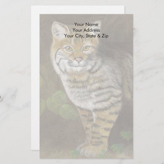 Bobcat Briefpapier (Voorkant / Achterkant)