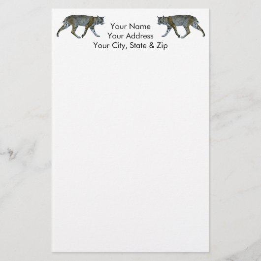 Bobcat Briefpapier (Voorkant)