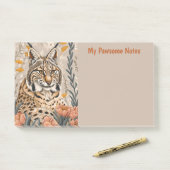 Bobcat Cat Boho Mijn Padsome Persoonlijk Post-it® Notes (Op bureau)
