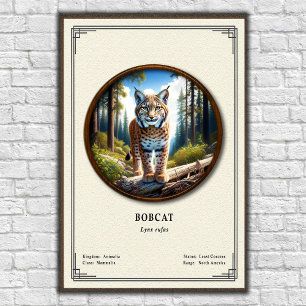 Bobcat Dierkunde Serie Poster