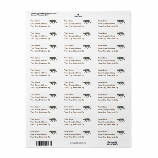 Bobcat Etiket (Full Sheet)