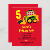 Bobcat Excavator Kaart (Voorkant / Achterkant)