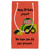 Bobcat-excavator Klein Cadeauzakje (Voorkant)