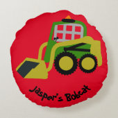 Bobcat-excavator Rond Kussen (Achterkant)