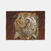 Bobcat Fleece Blanket Deken (Voorkant (Horizontaal))