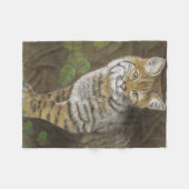 Bobcat Fleece Deken (Voorkant (Horizontaal))