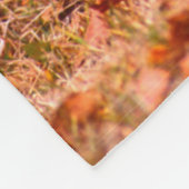 Bobcat Hunting | Autumn Forest Fleece Deken (Hoek)